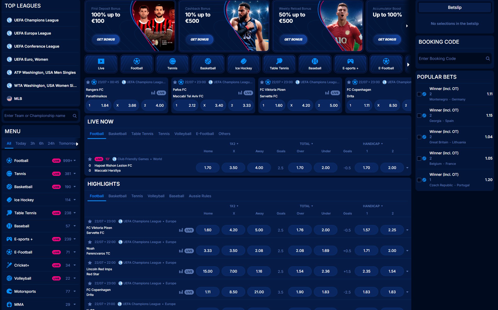 Boomerang bet Sportwetten