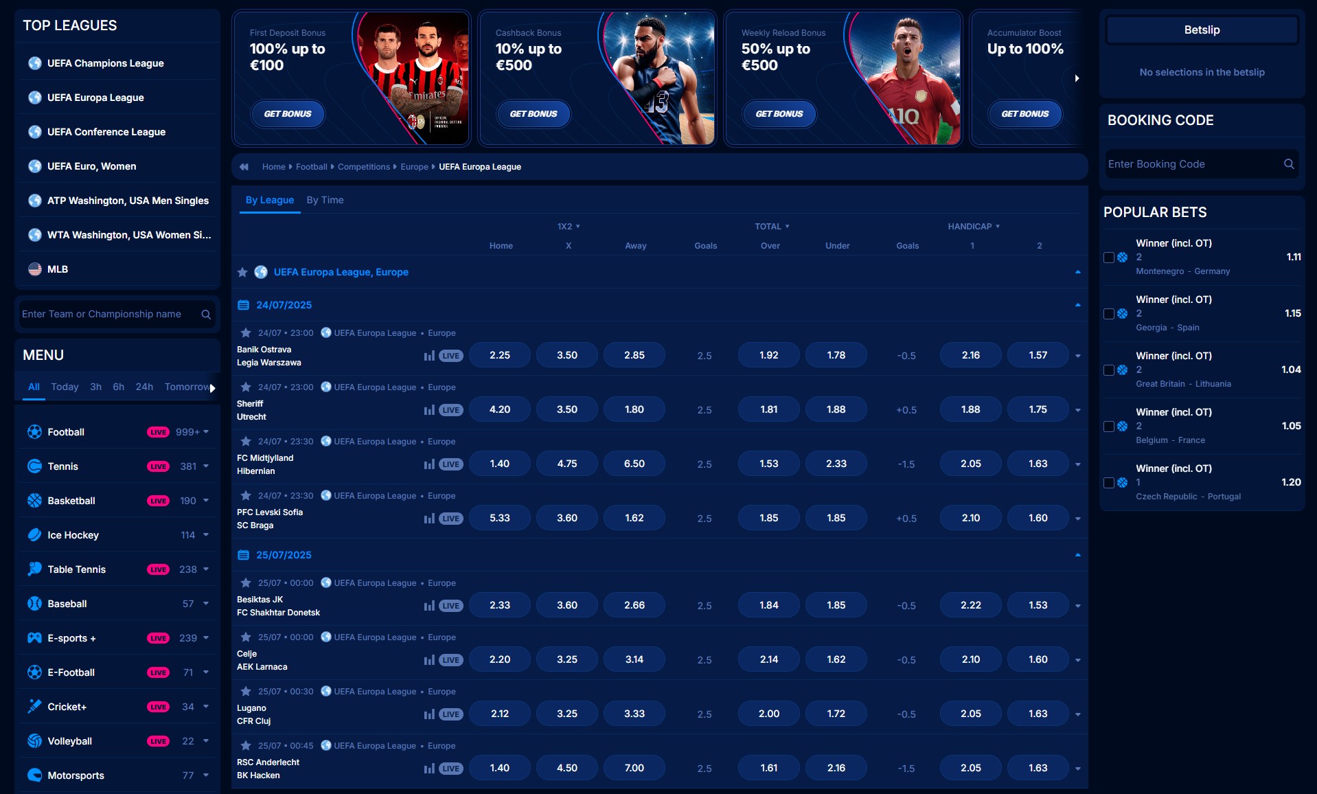 Live Wetten Quoten